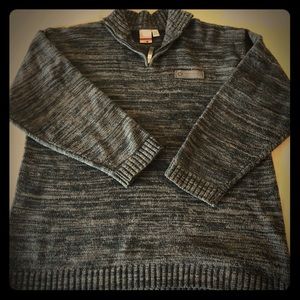 Men’s 2XL South Pole zip neck pullover sweater